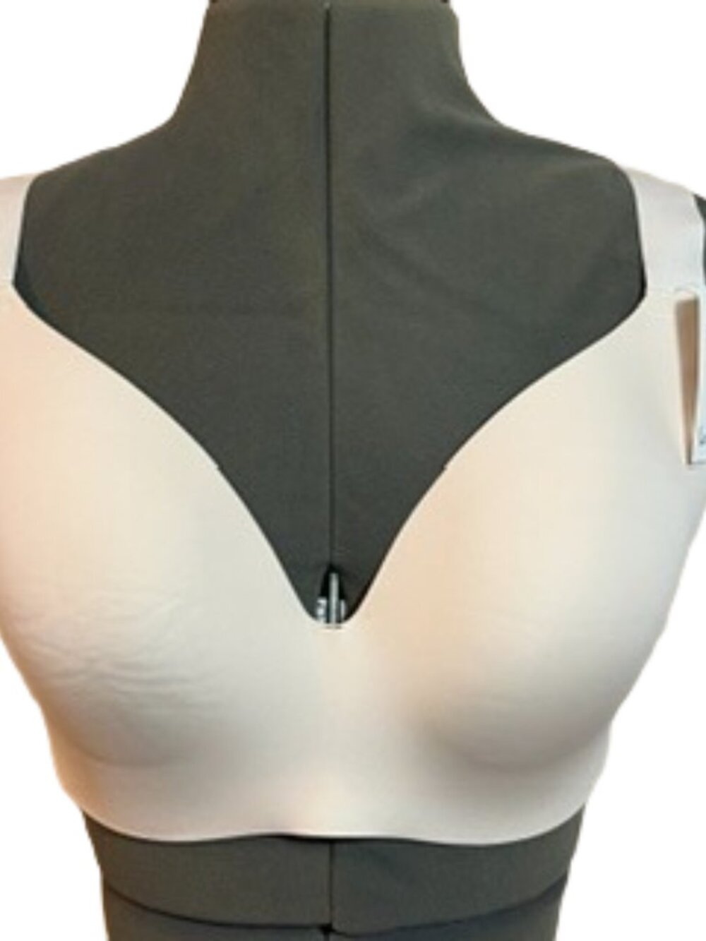 Le MYSTERE Beige Wireless Seamless Bra With Wide Adjustable Straps 38D NWT